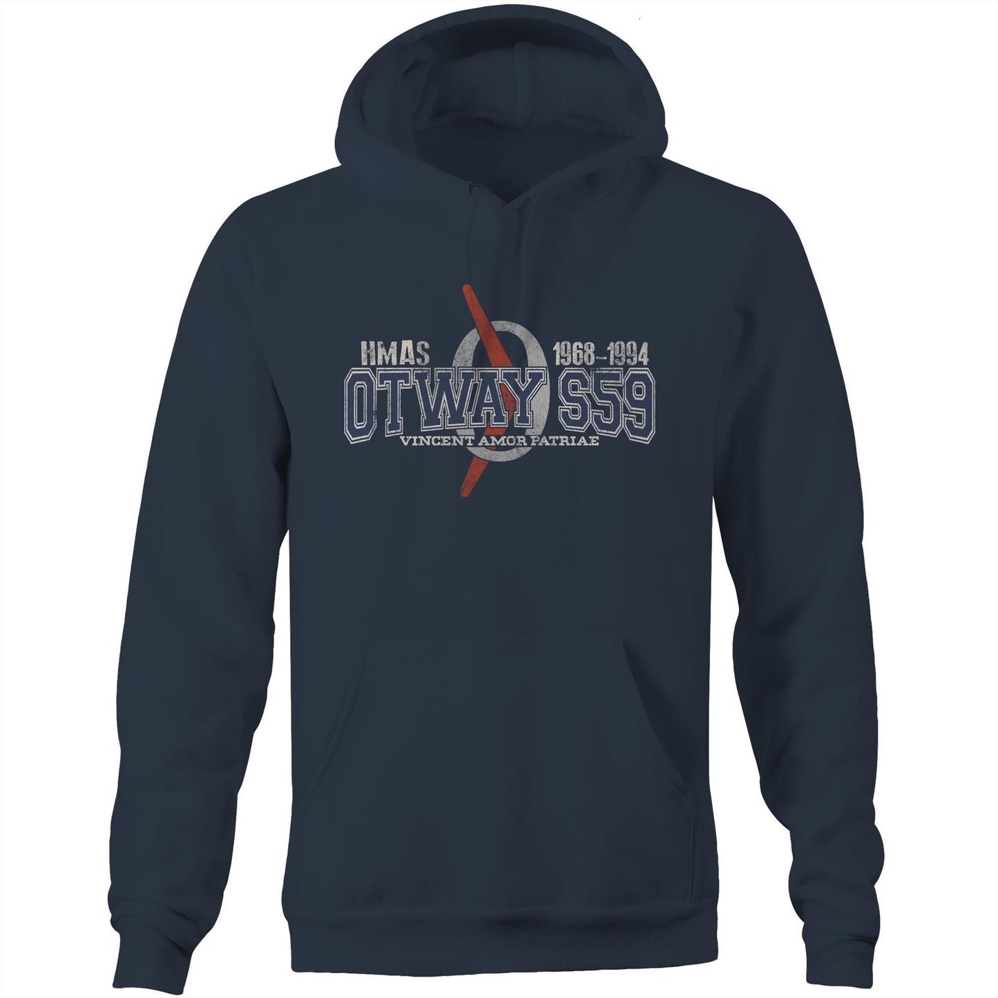 HMAS Otway S59 Men's Hoodie (style Oscar Bravo)