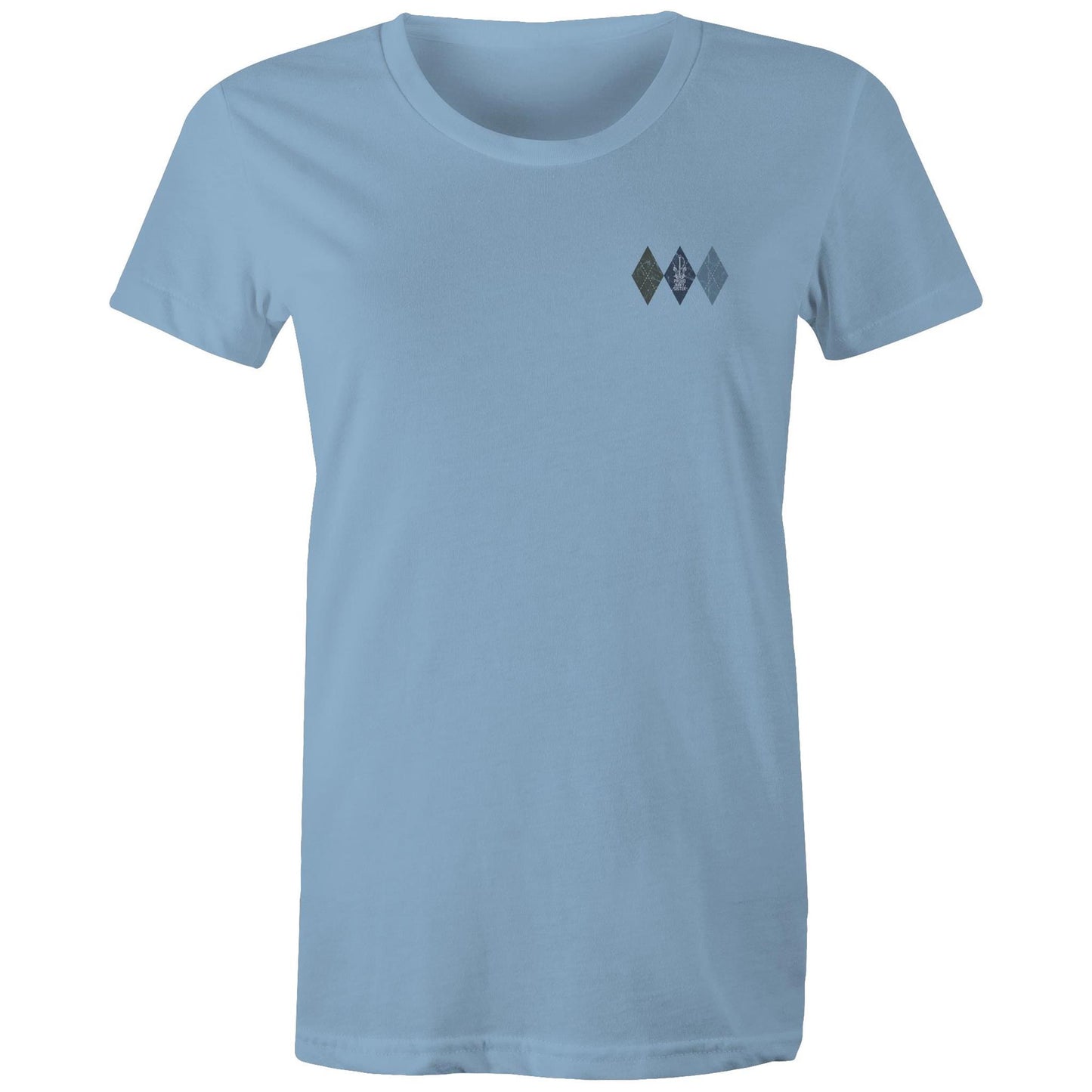 Proud Navy Sister (Argyle) Women's T-shirt