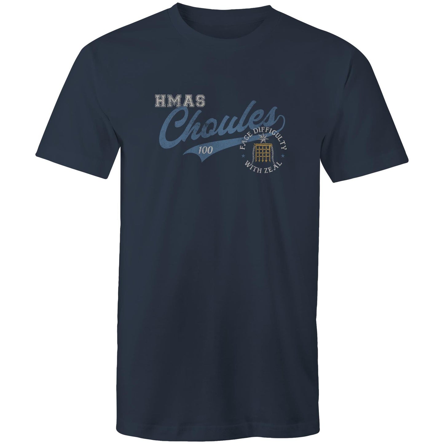 HMAS Choules L100 Men's T-shirt (style Bravo)
