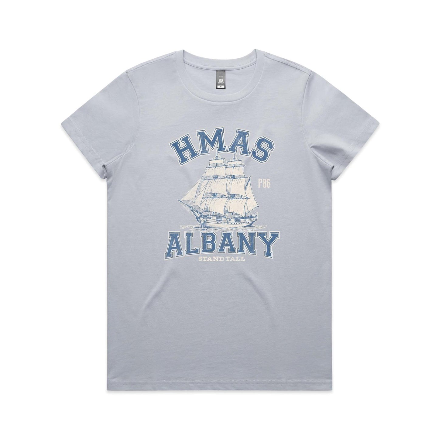 HMAS Albany P86 Women's T-shirt (style Alpha, colour)