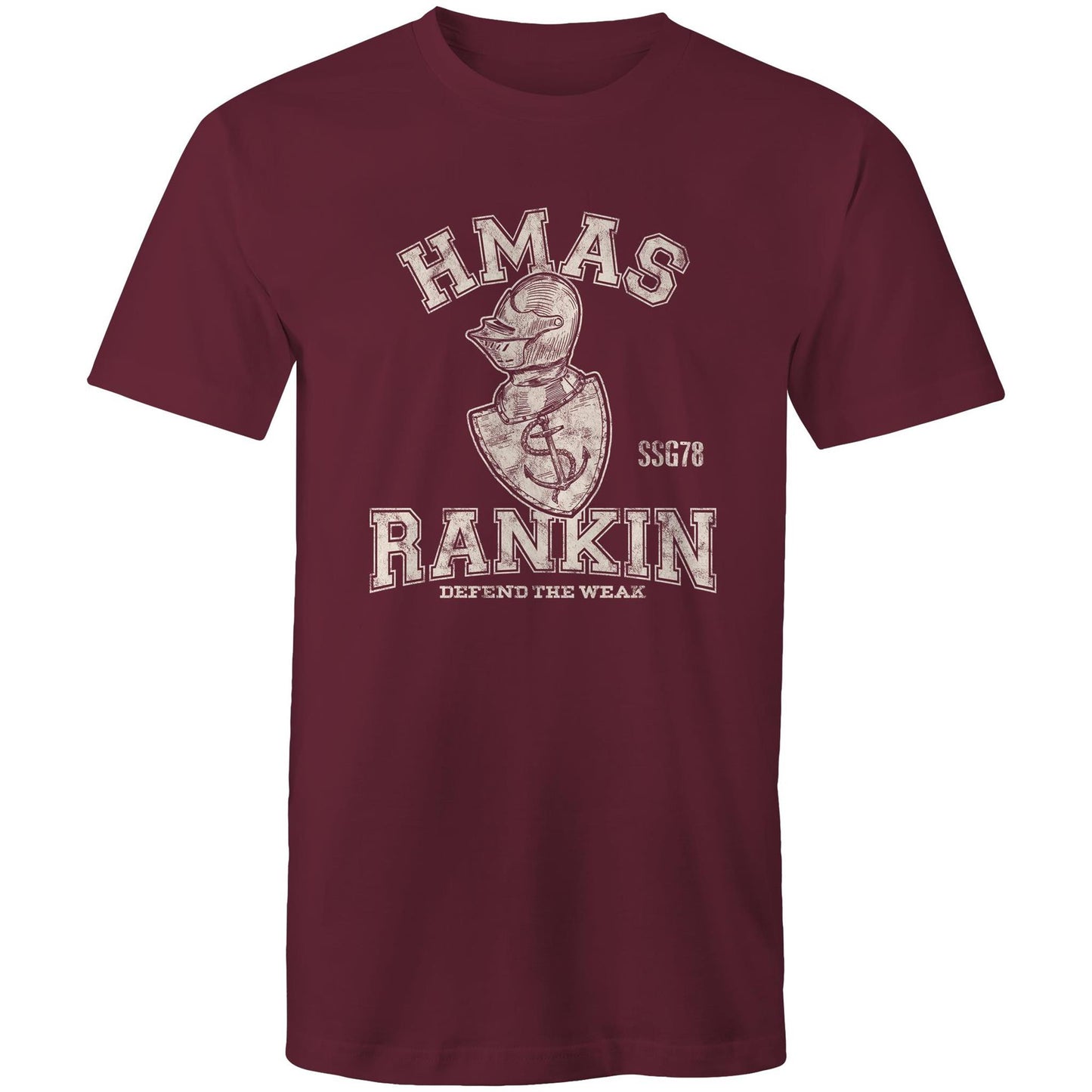 HMAS Rankin SSG78 Men's T-shirt (style Alpha, white)