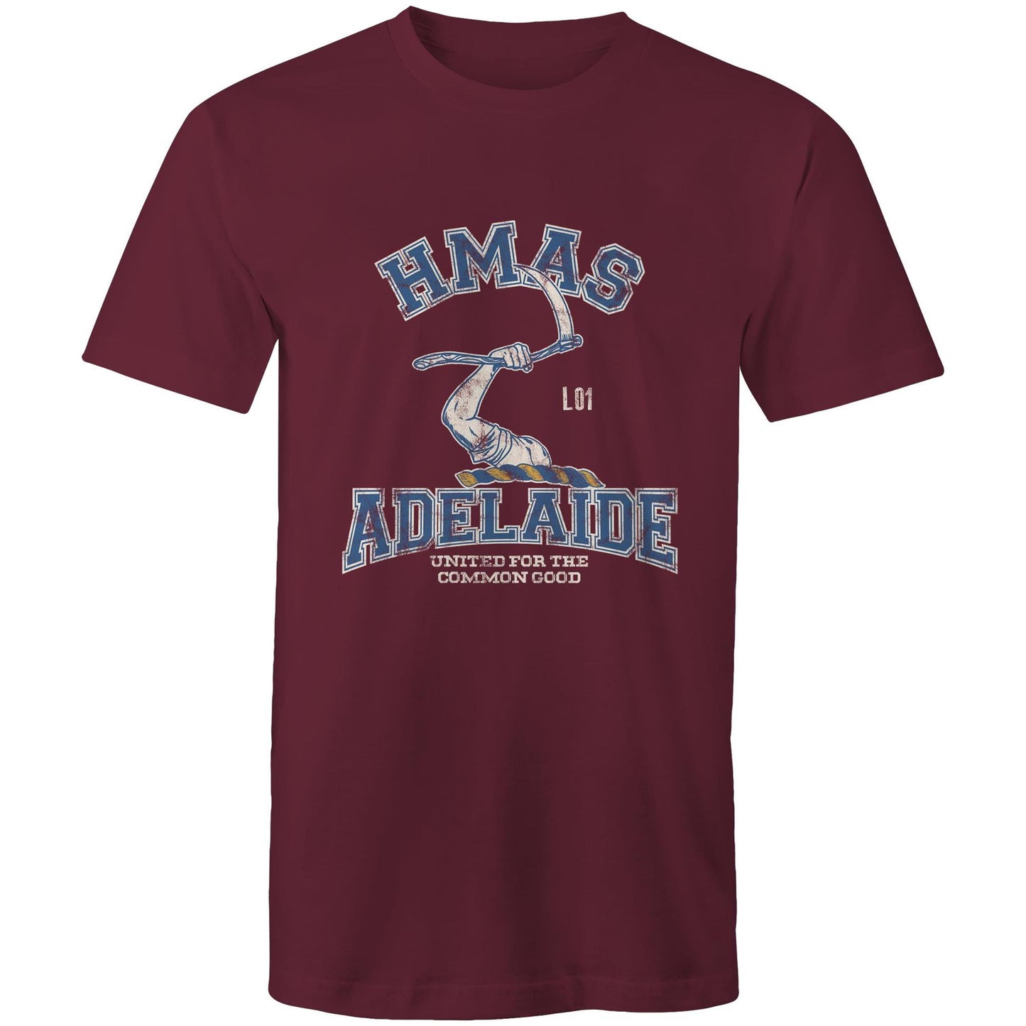 HMAS Adelaide (III) L01 Men's T-shirt (style Alpha, colour)
