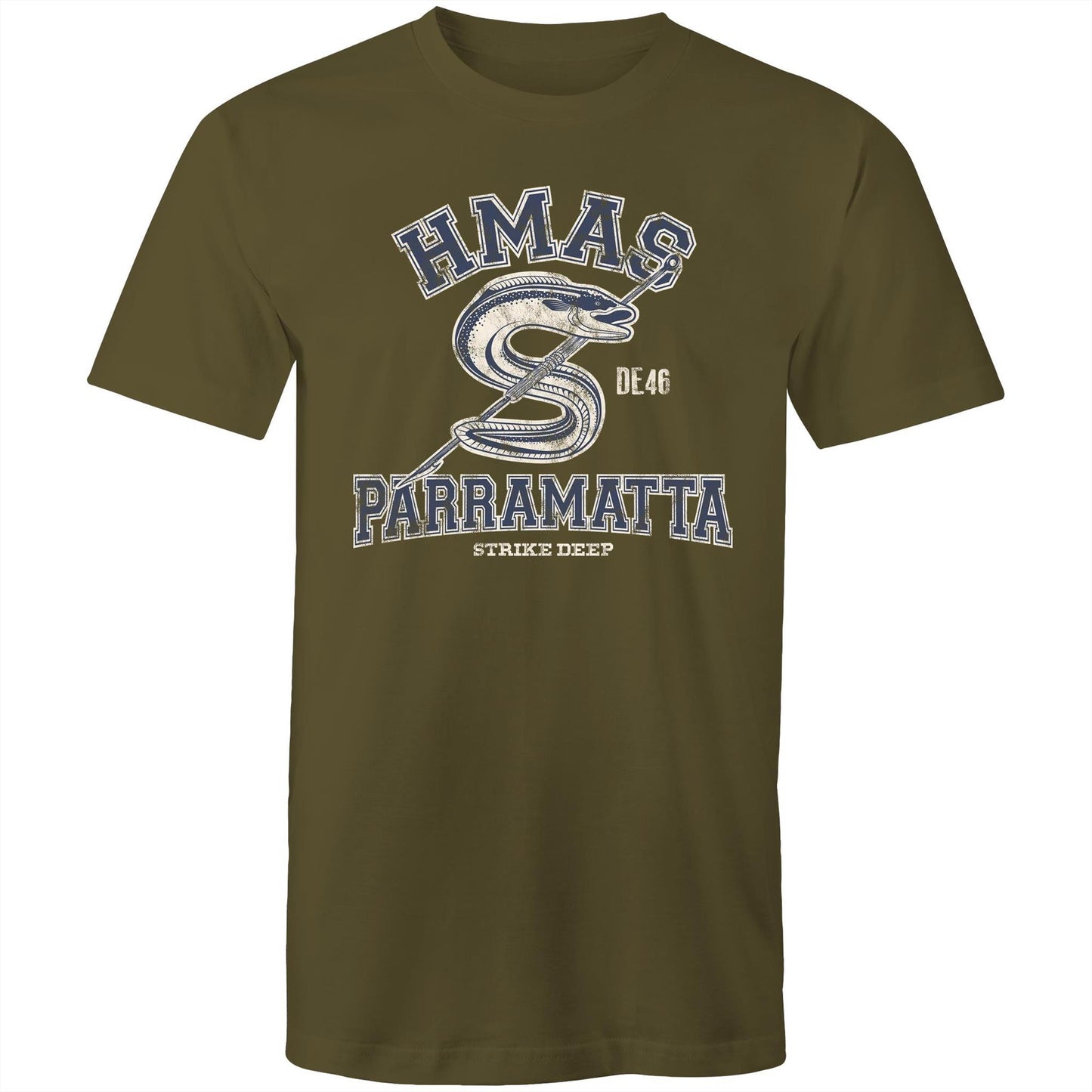 HMAS Parramatta (III) DE46 Men's T-shirt (style Alpha, blue)