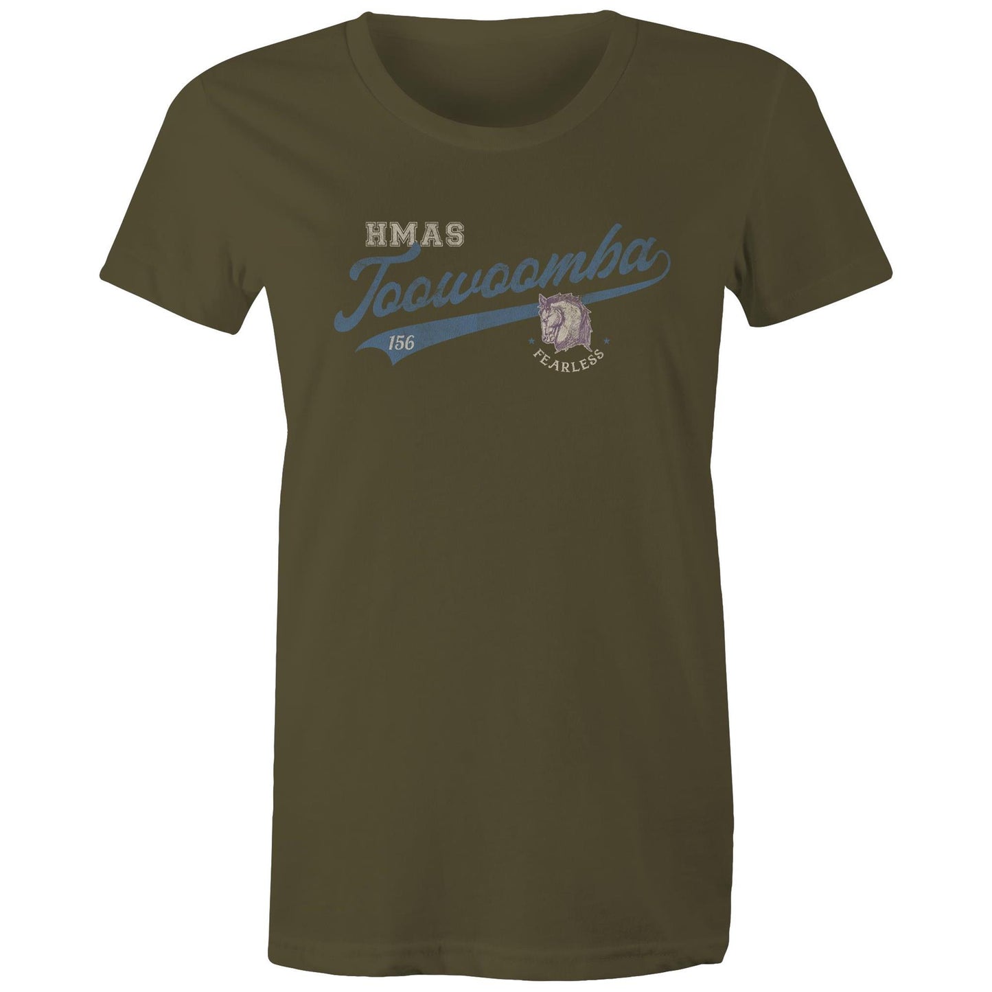 HMAS Toowoomba FFH156 Women's T-shirt (style Bravo)