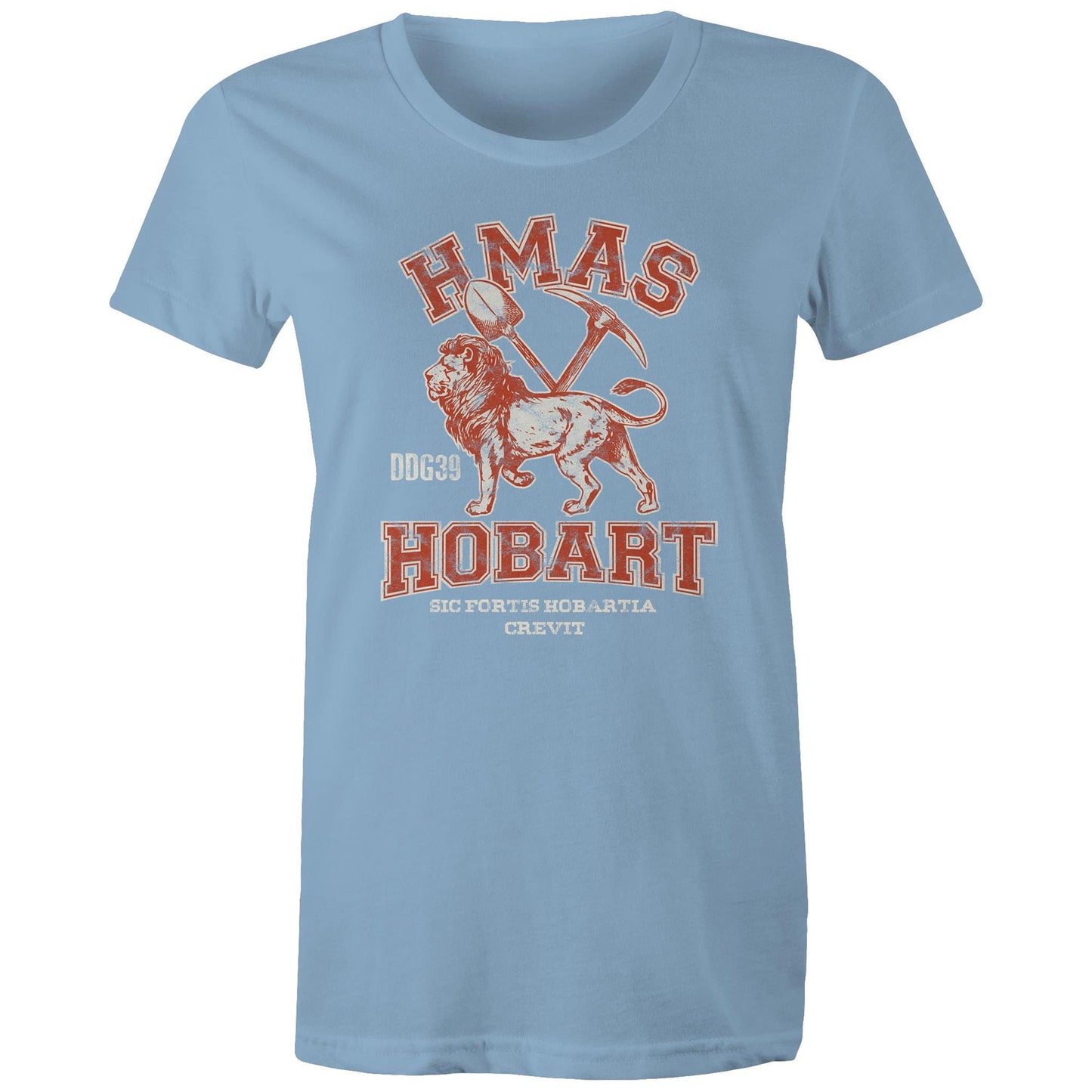 HMAS Hobart (II) DDG39 Women's T-shirt (style Alpha, colour)
