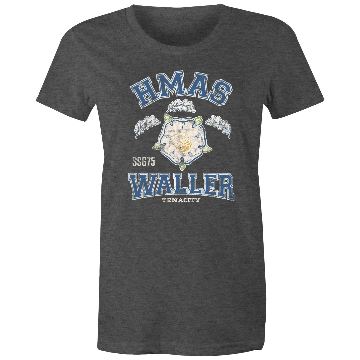 HMAS Waller SSG75 Women's T-shirt (style Alpha, colour)