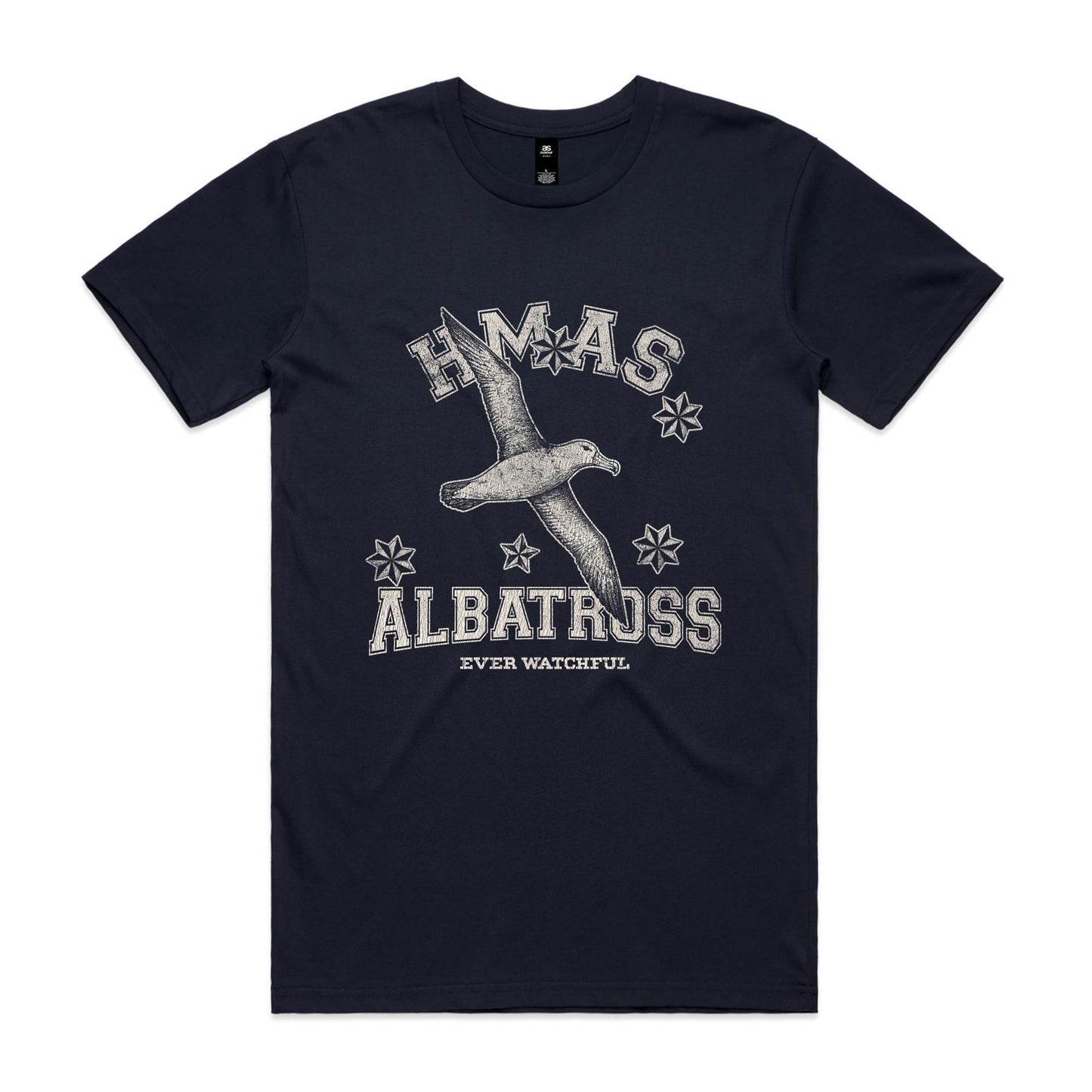 HMAS Albatross Men's T-shirt (style Alpha, white)