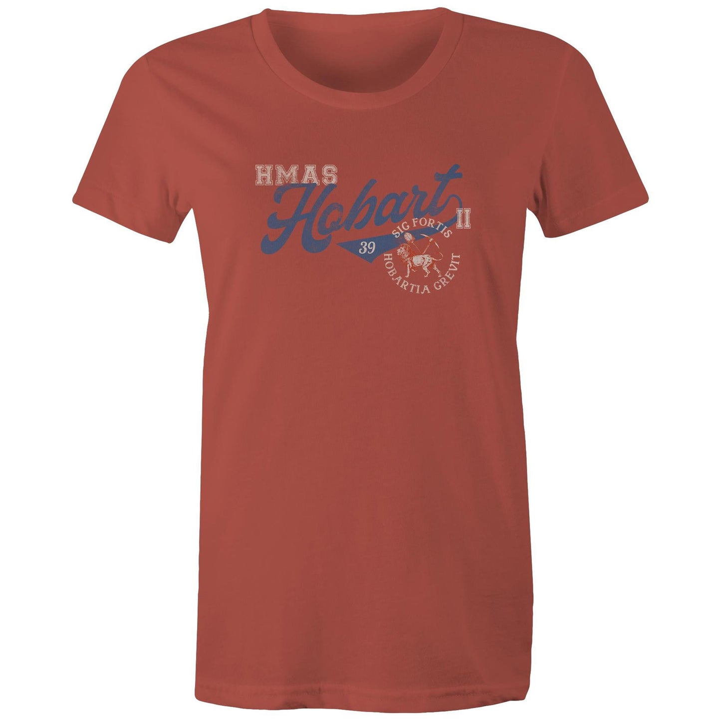 HMAS Hobart (II) DDG39 Women's T-shirt (style Bravo)
