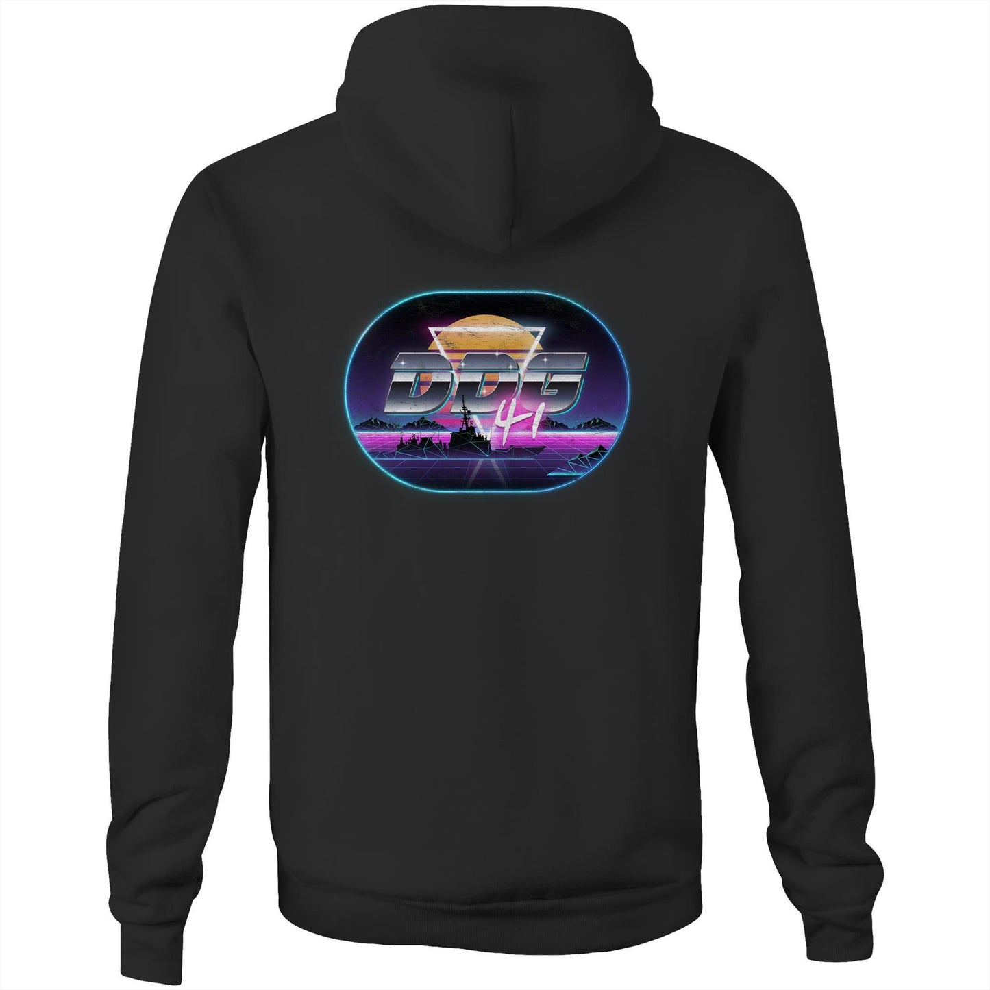 HMAS Brisbane (III) DDG41 Men's Hoodie (style Foxtrot)