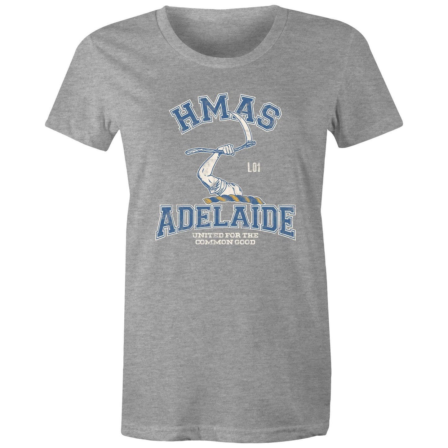 HMAS Adelaide (III) L01 Women's T-shirt (style Alpha, colour)