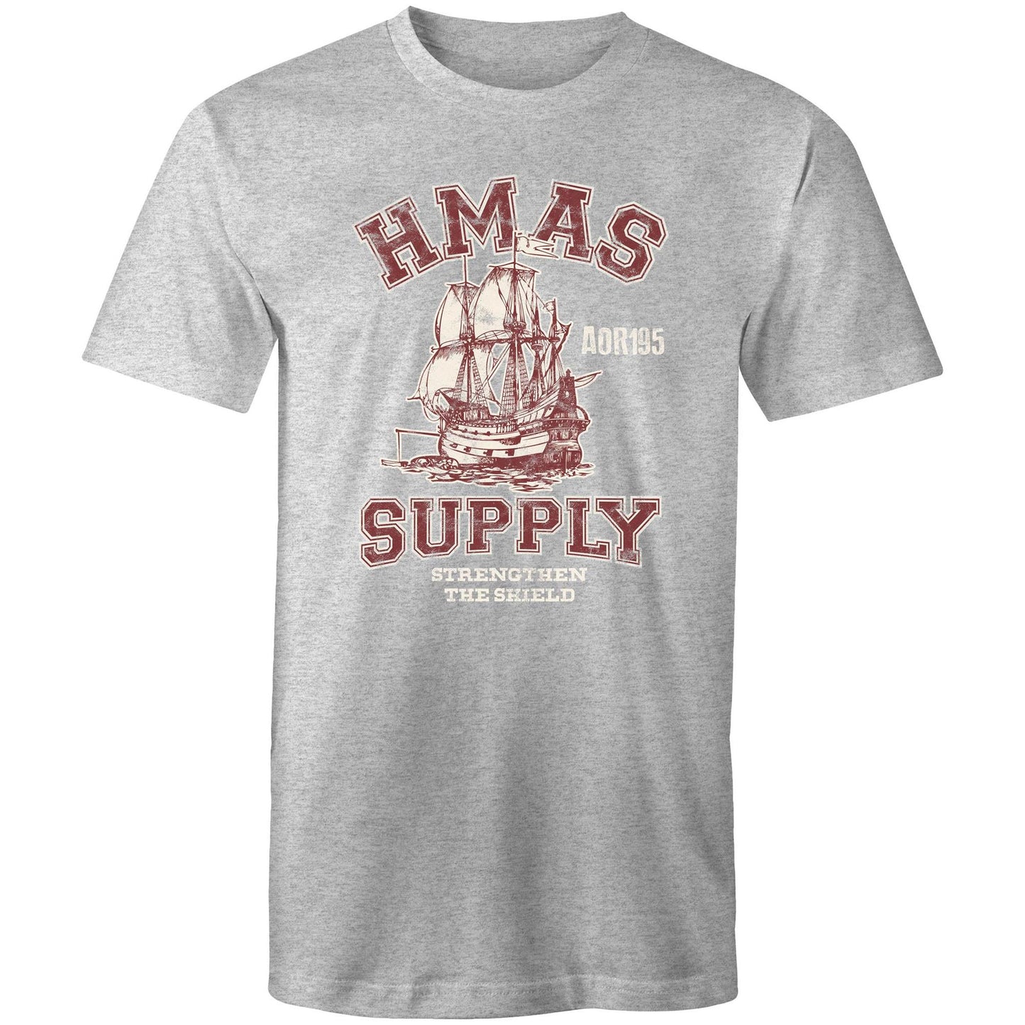 HMAS Supply AOR195 Men's T-shirt (style Alpha, colour)