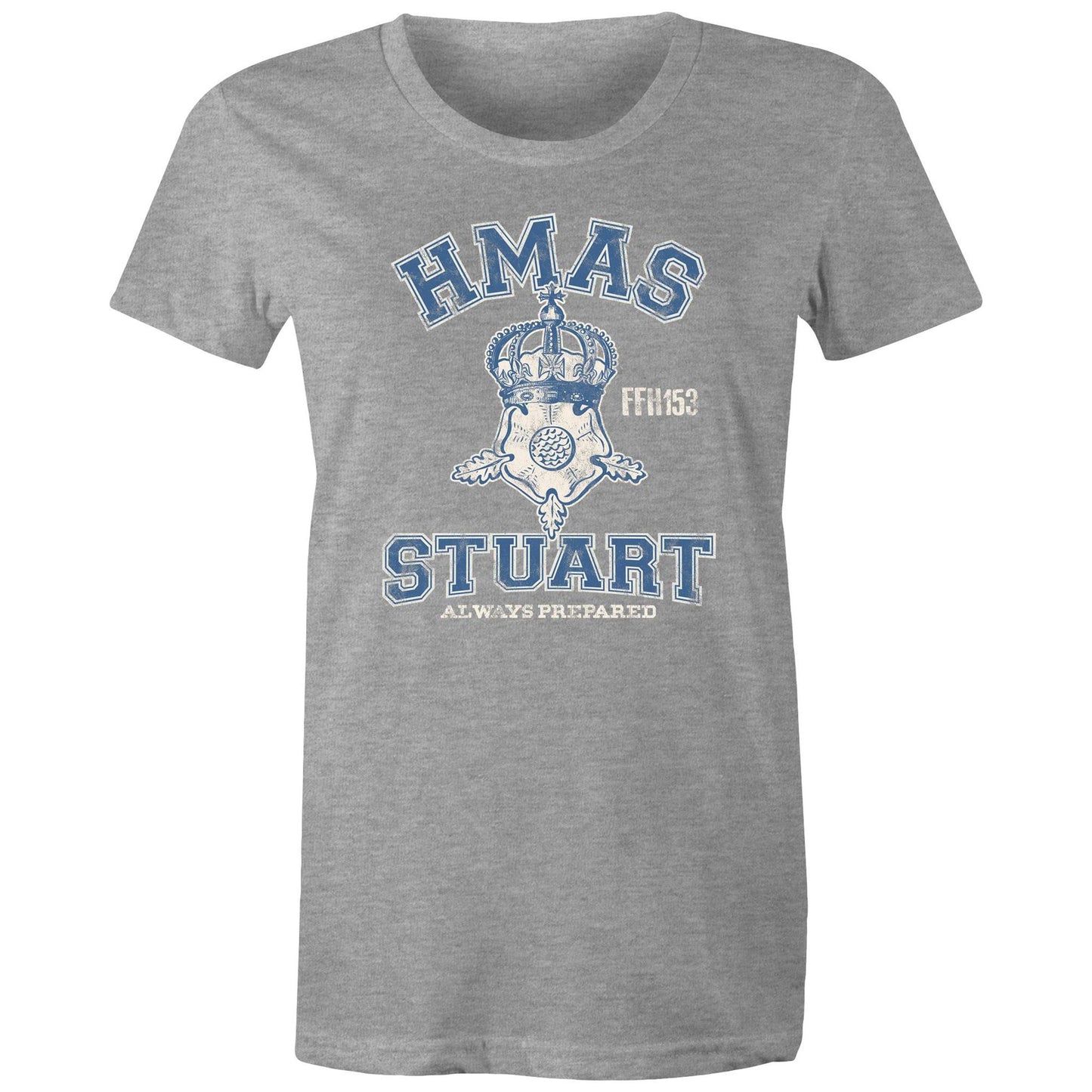 HMAS Stuart (III) FFH153 Women's T-shirt (style Alpha, colour)