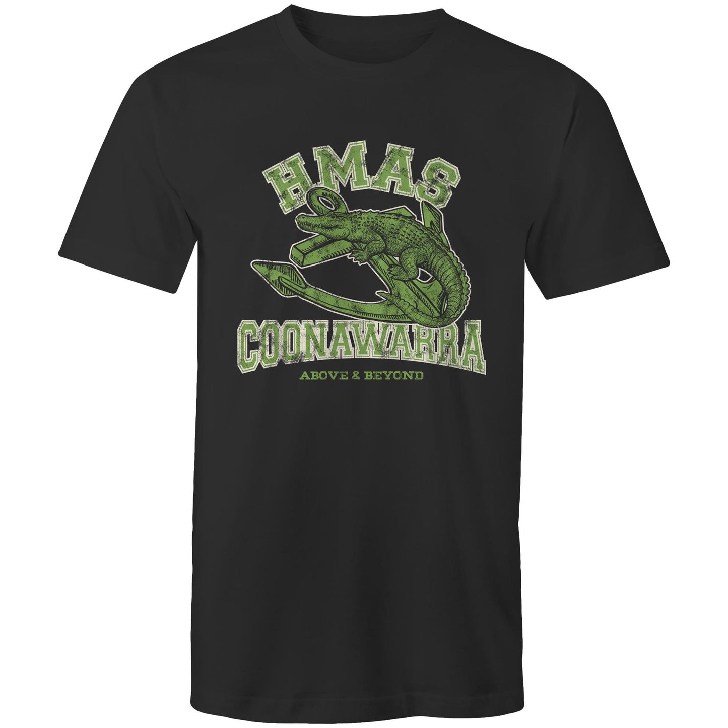 HMAS Coonawarra Men's T-shirt (style Alpha, colour)