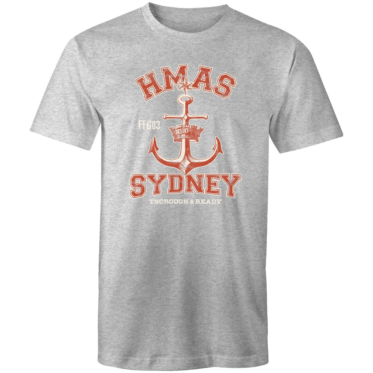 HMAS Sydney (IV) FFG03 Men's T-shirt (style Alpha, colour)