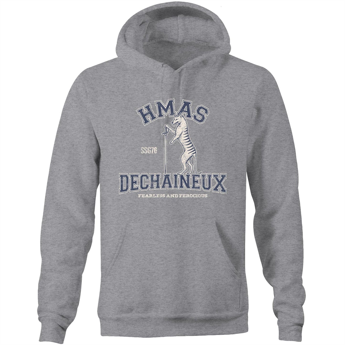 HMAS Dechaineux SSG76 Men's Hoodie (style Alpha)