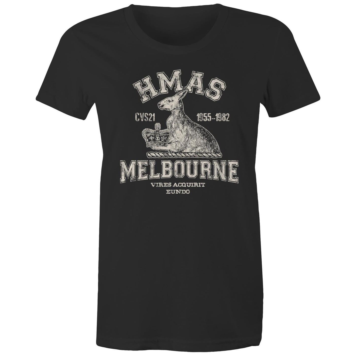 HMAS Melbourne (II) CVS21 Women's T-shirt (style Alpha, white)