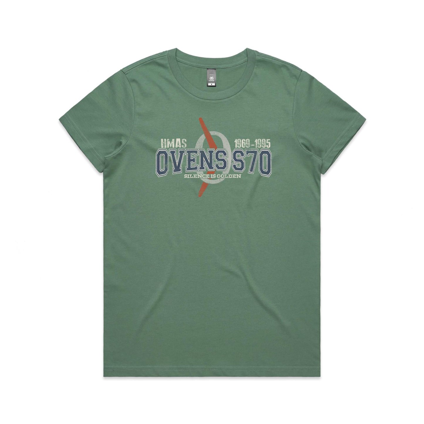 HMAS Ovens S70 Women's T-shirt (style Oscar Bravo)
