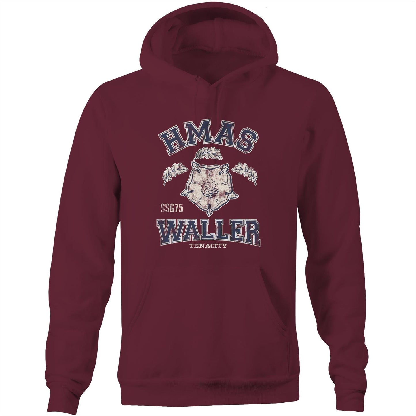 HMAS Waller SSG75 Men's Hoodie (style Alpha)