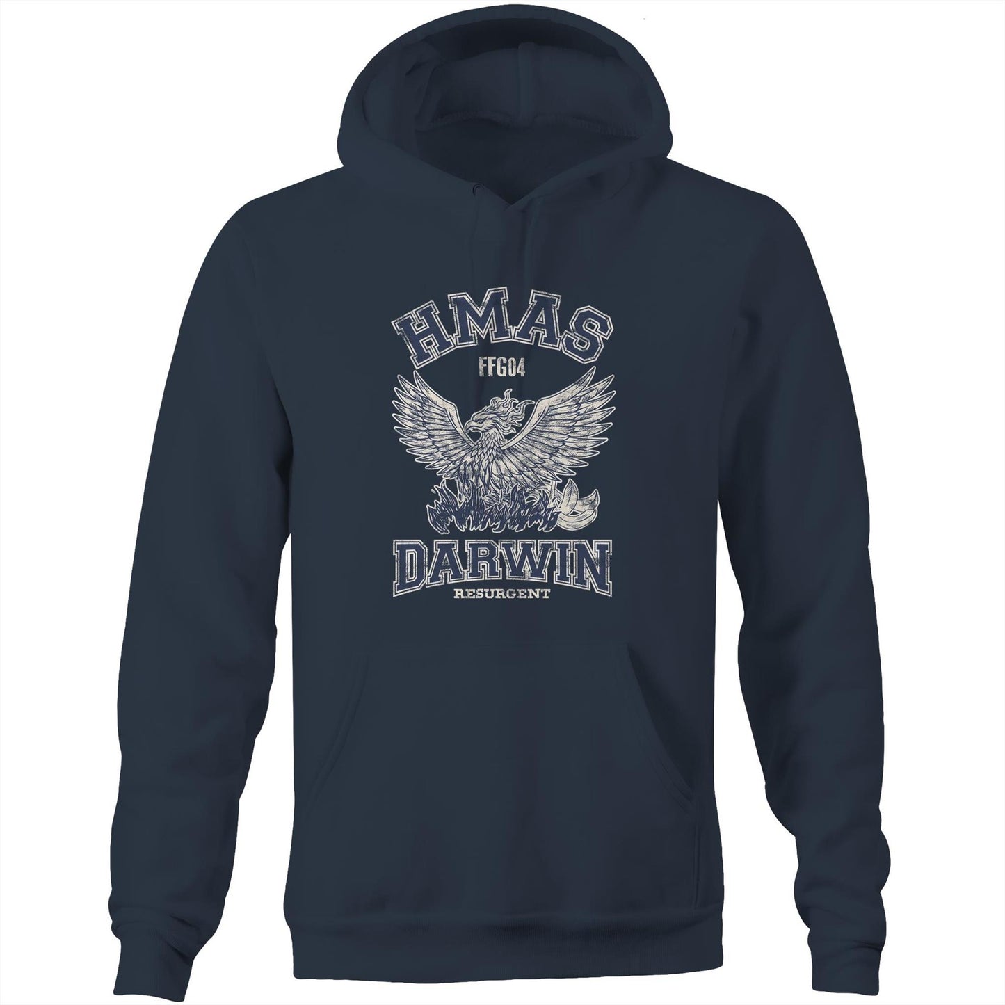 HMAS Darwin FFG04 Men's Hoodie (style Alpha)