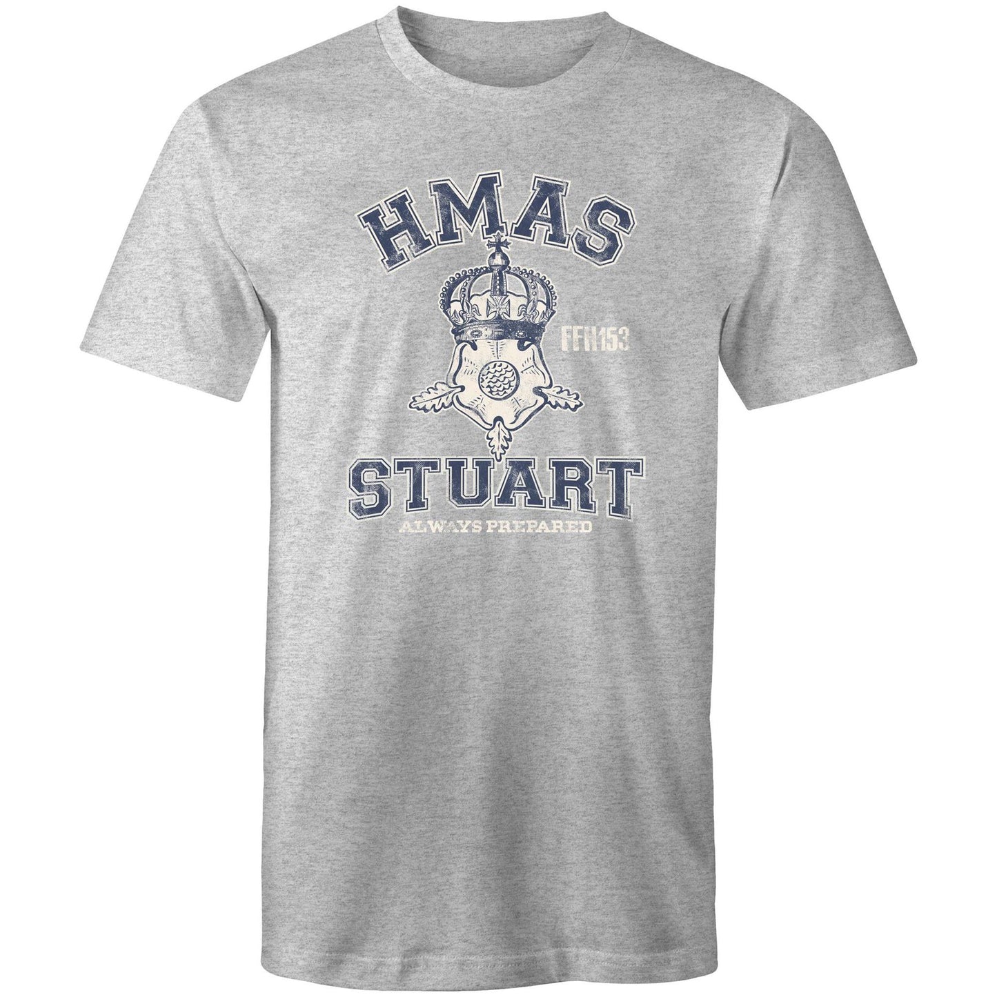HMAS Stuart (III) FFH153 Men's T-shirt (style Alpha, blue)