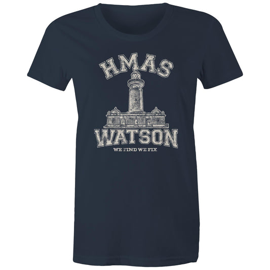 HMAS Watson Women's T-shirt (style Alpha, white)