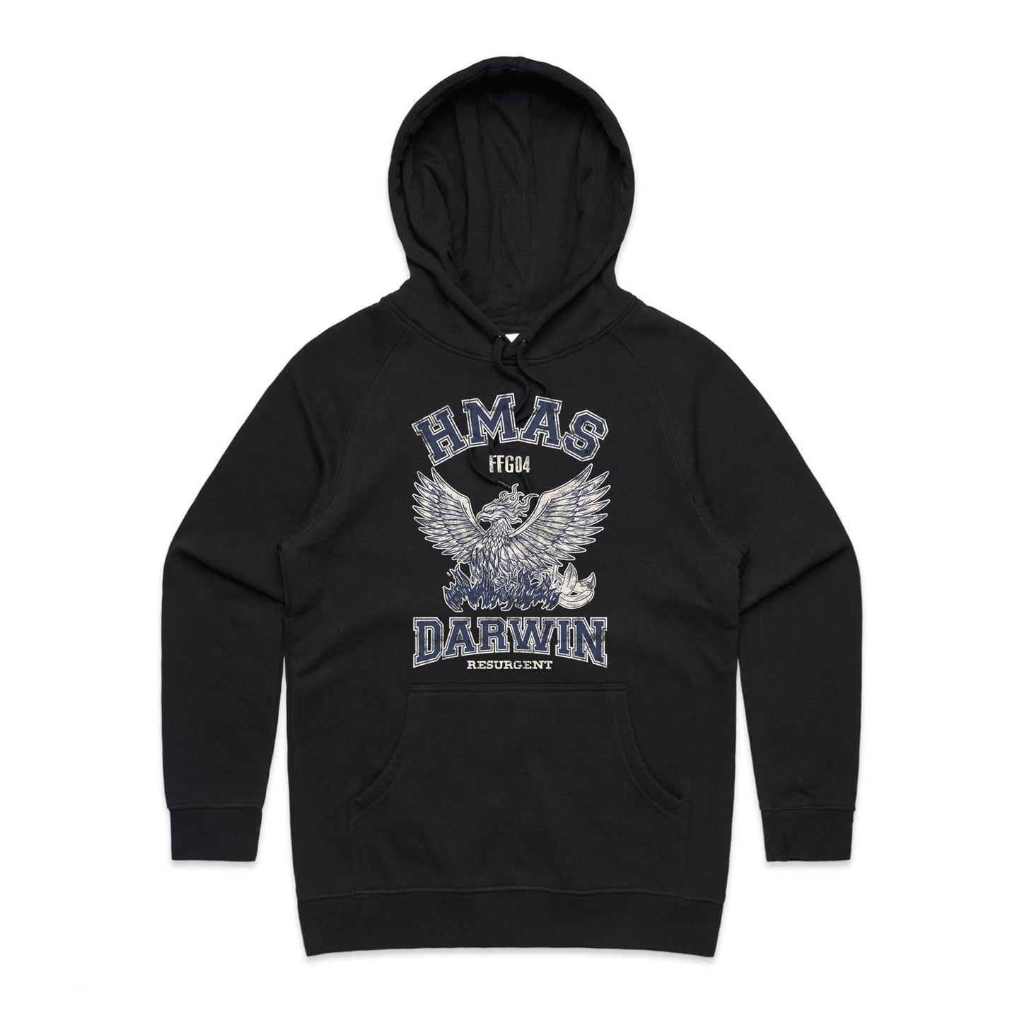 HMAS Darwin FFG04 Women's Hoodie (style Alpha)