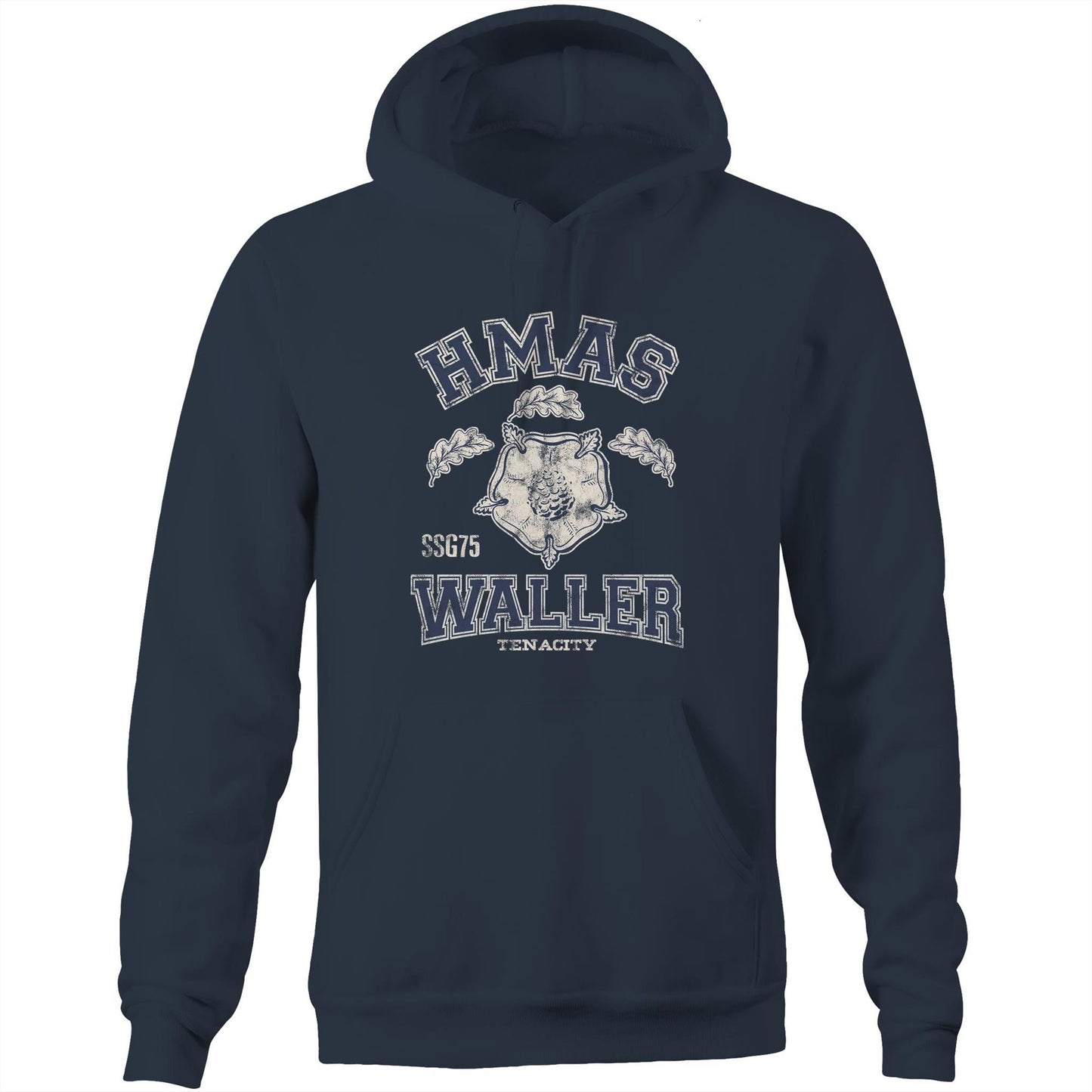 HMAS Waller SSG75 Men's Hoodie (style Alpha)