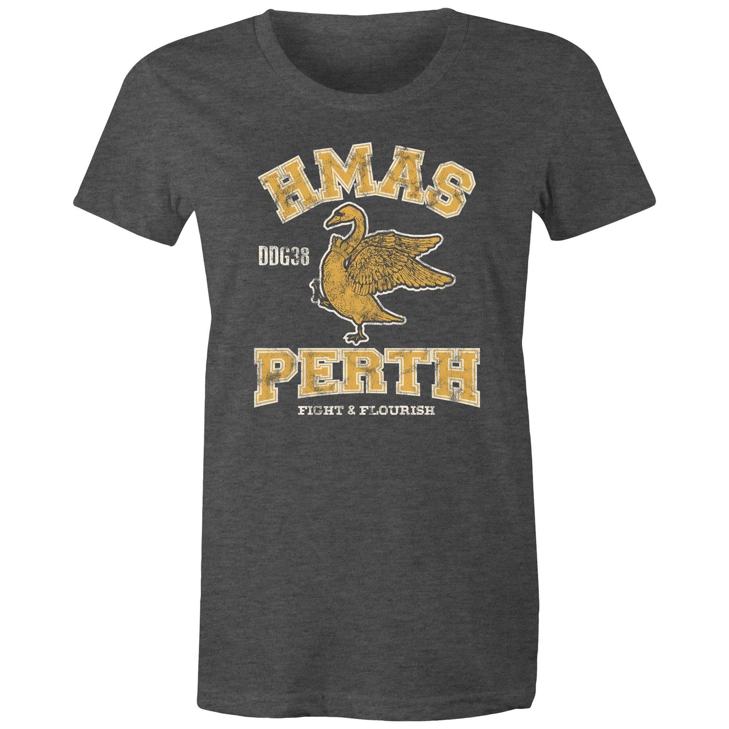 HMAS Perth (II) DDG38 Women's T-shirt (style Alpha, colour)