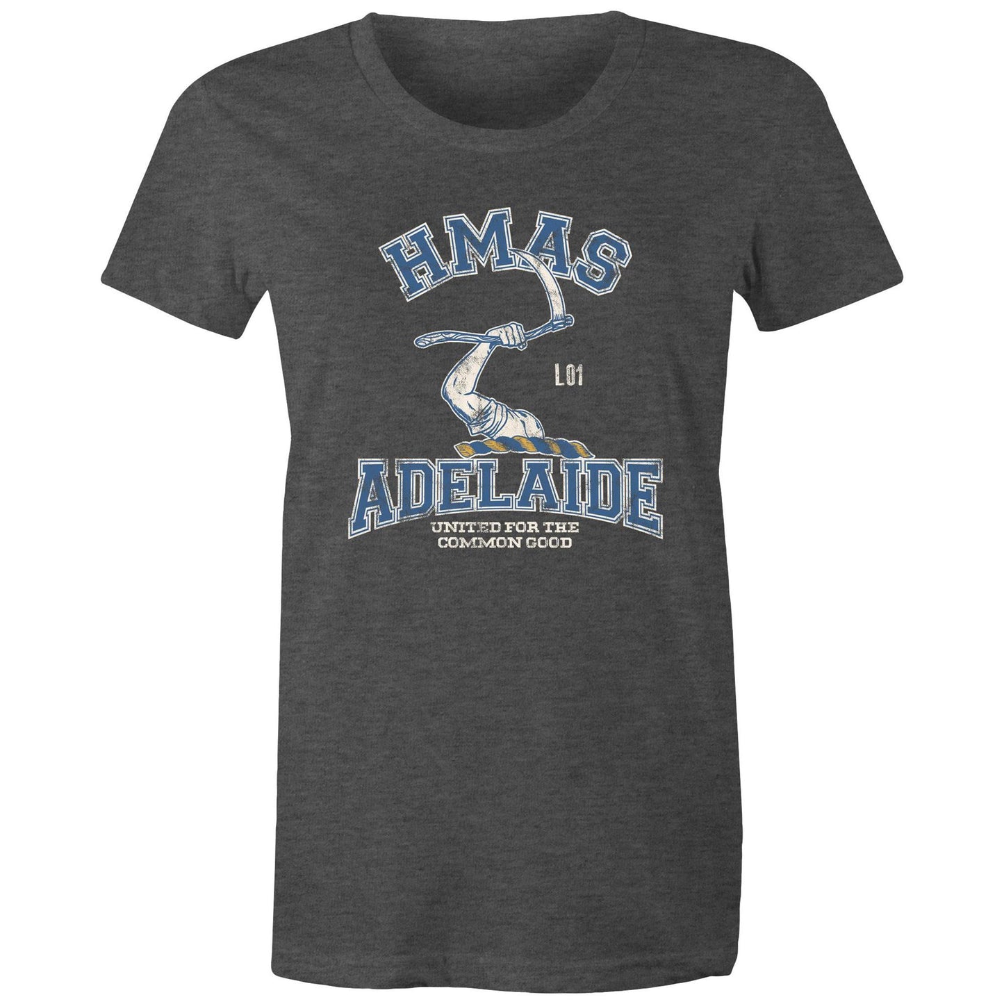 HMAS Adelaide (III) L01 Women's T-shirt (style Alpha, colour)