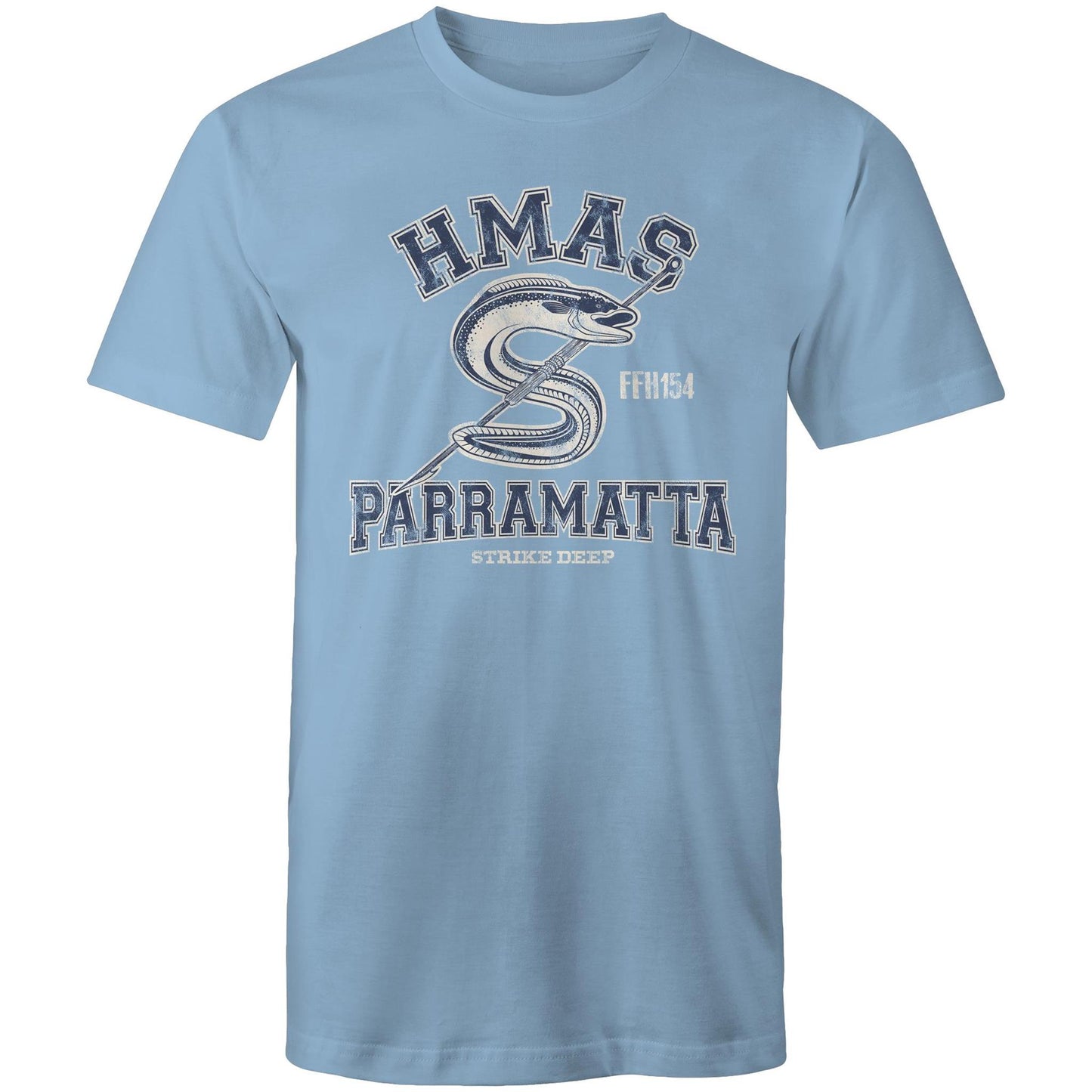 HMAS Parramatta (IV) FFH154 Men's T-shirt (style Alpha, blue)