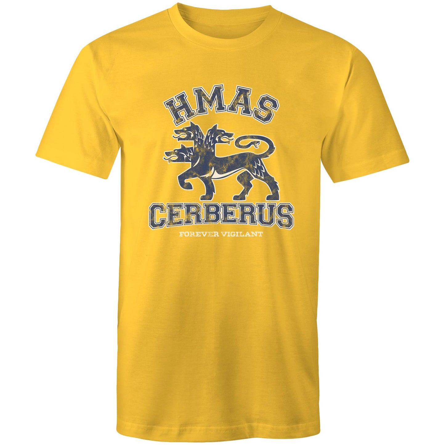HMAS Cerberus Men's T-shirt (style Alpha, blue)