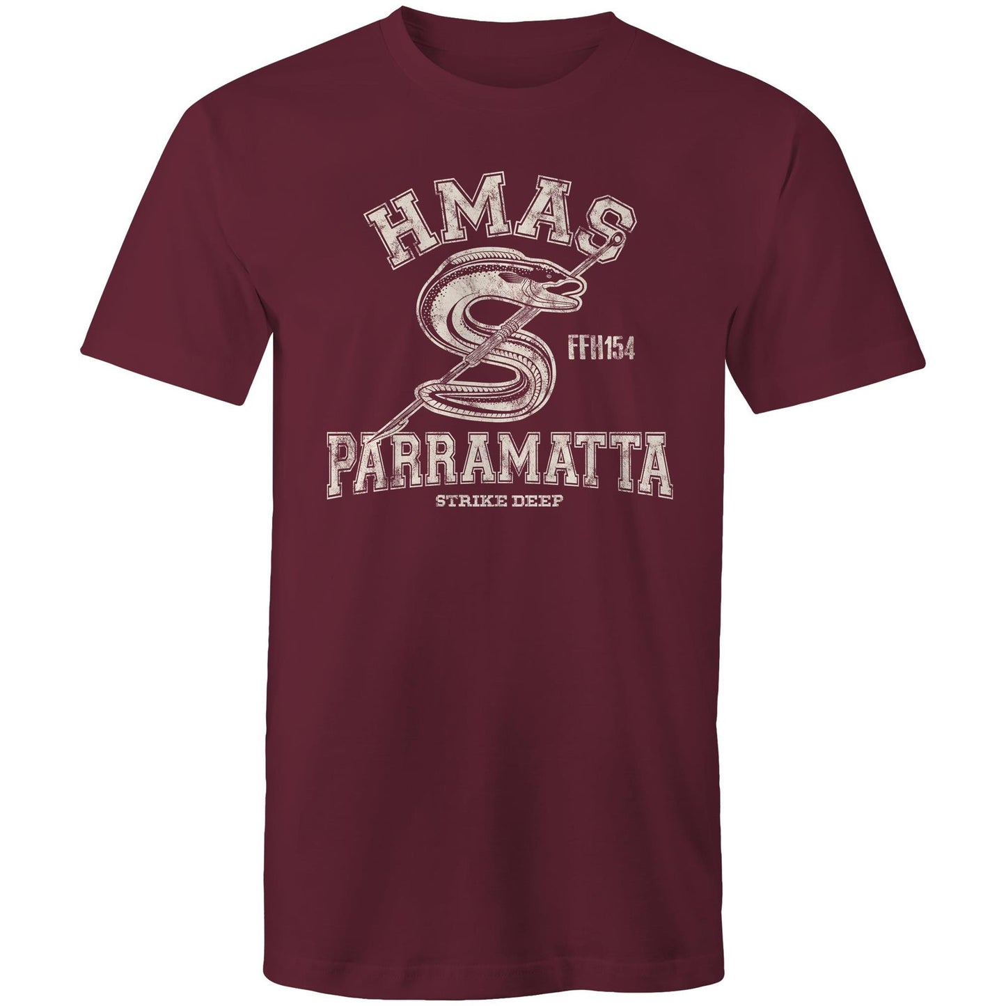 HMAS Parramatta (IV) FFH154 Men's T-shirt (style Alpha, white)