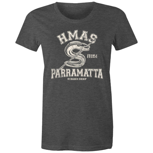HMAS Parramatta (IV) FFH154 Women's T-shirt (style Alpha, white)