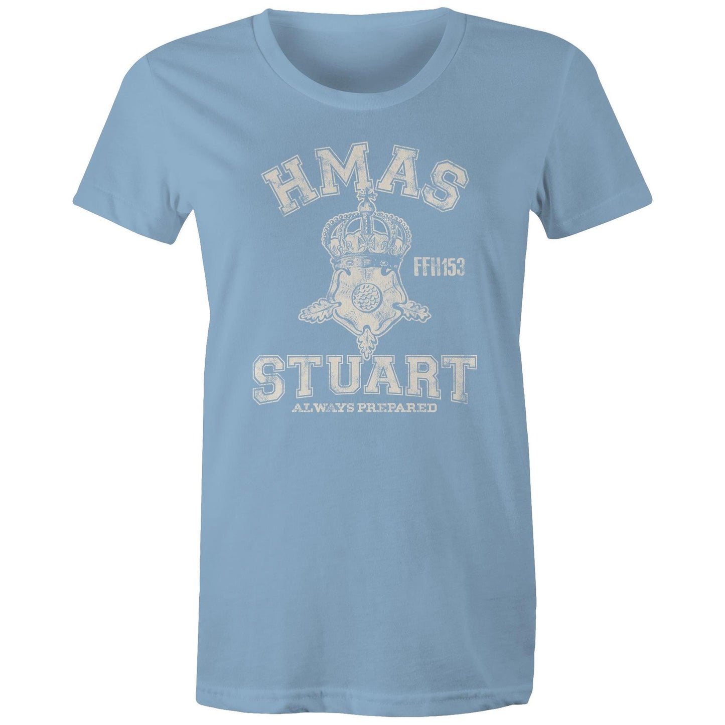 HMAS Stuart (III) FFH153 Women's T-shirt (style Alpha, white)