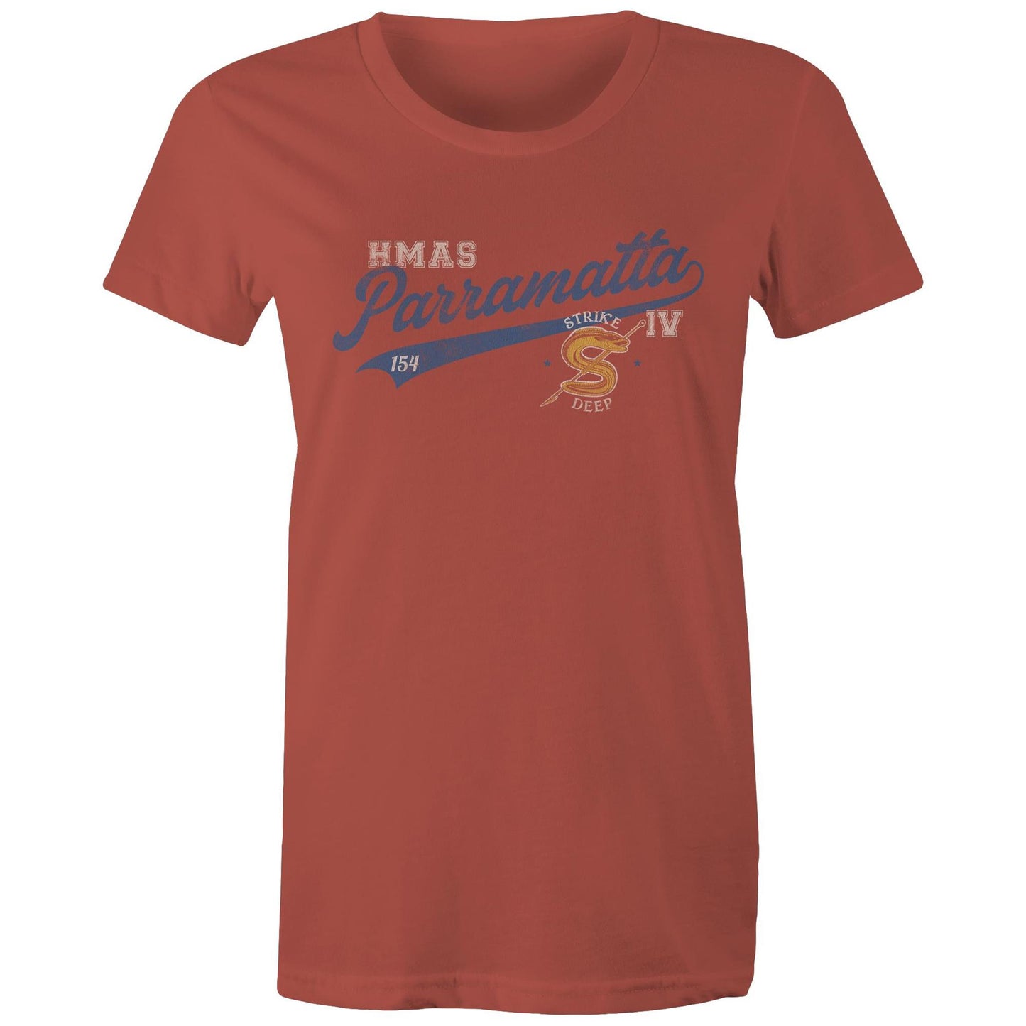 HMAS Parramatta (IV) FFH154 Women's T-shirt (style Bravo)