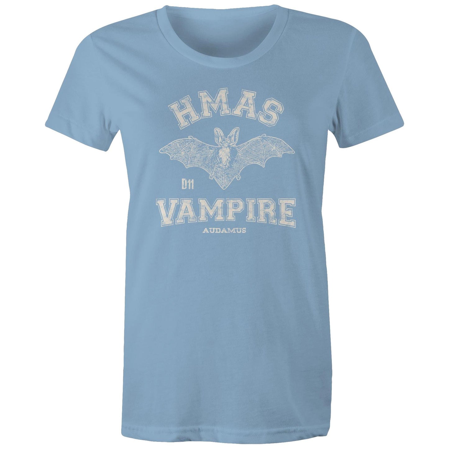 HMAS Vampire D11 Women's T-shirt (style Alpha, white)