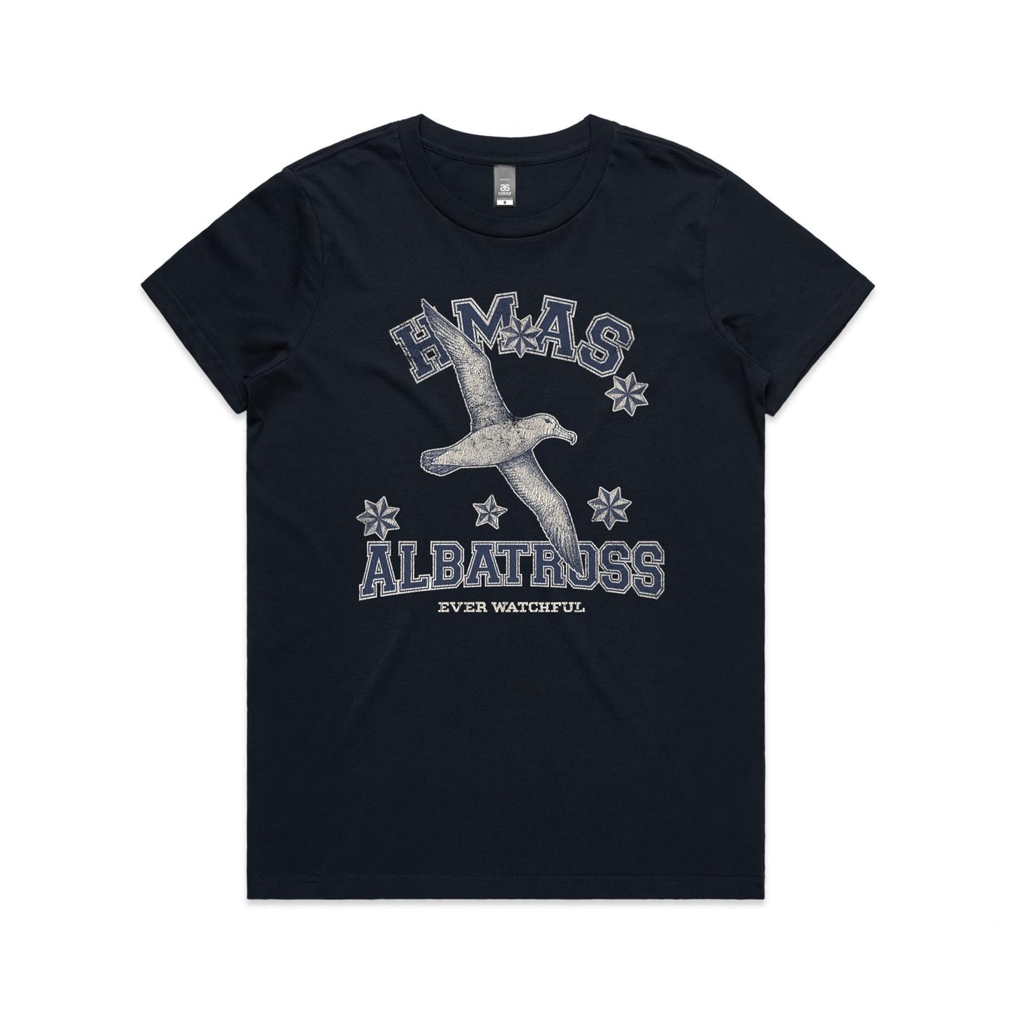HMAS Albatross Women's T-shirt (style Alpha, blue)