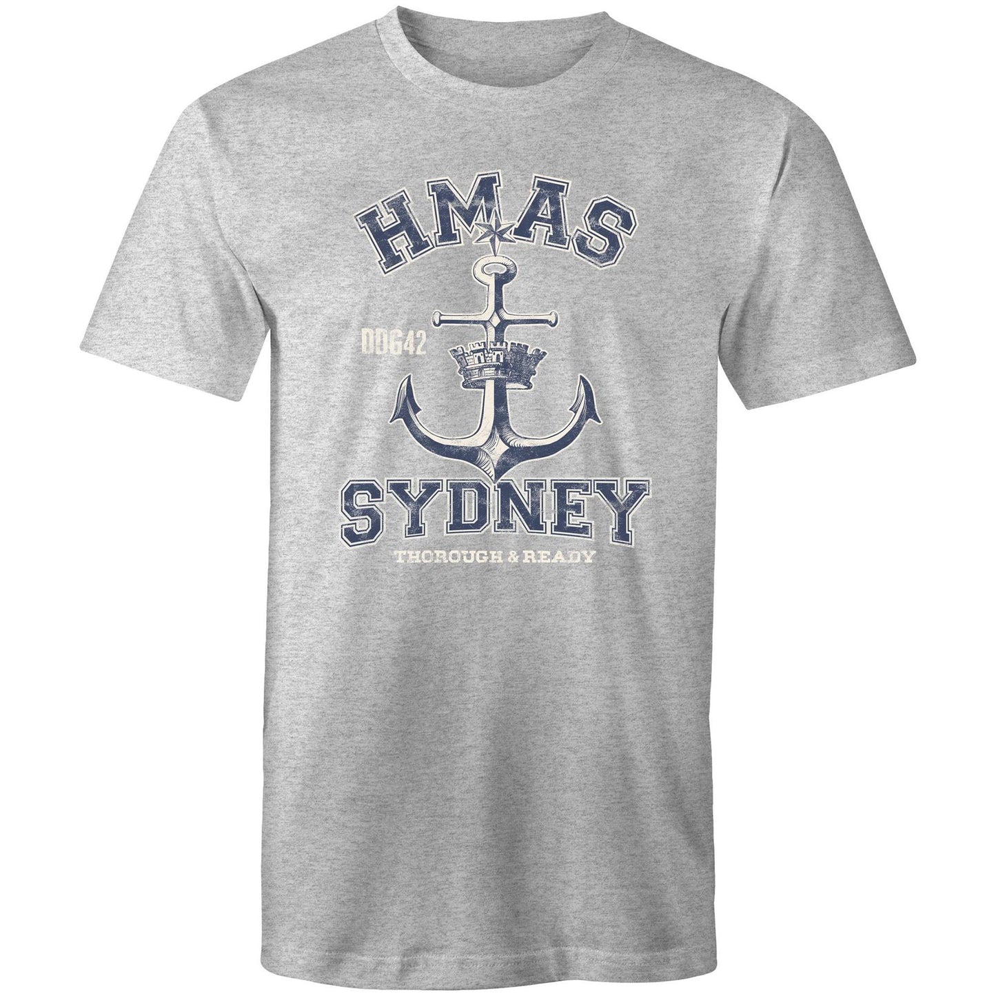 HMAS Sydney (V) DDG42 Men's T-shirt (style Alpha, blue)