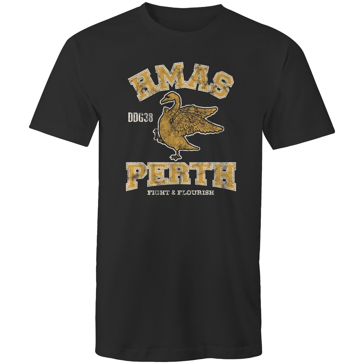 HMAS Perth (II) DDG38 Men's T-shirt (style Alpha, colour)