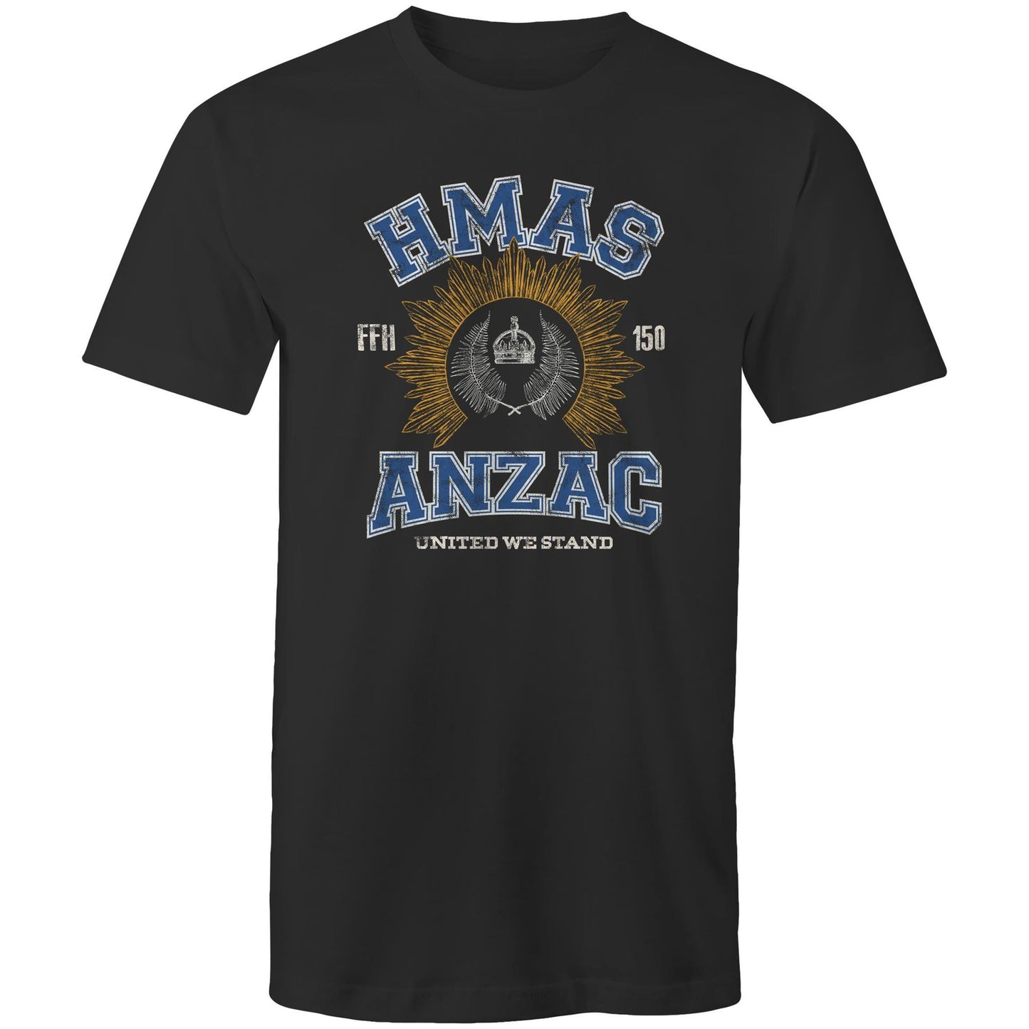 HMAS Anzac (III) FFH150 Men's T-shirt (style Alpha, colour)