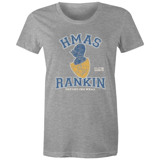 HMAS Rankin SSG78 Women's T-shirt (style Alpha, colour)