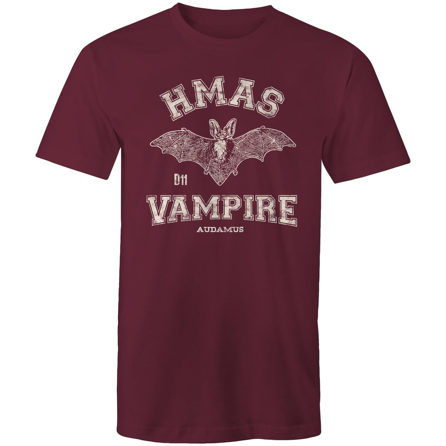 HMAS Vampire D11 Men's T-shirt (style Alpha, white)