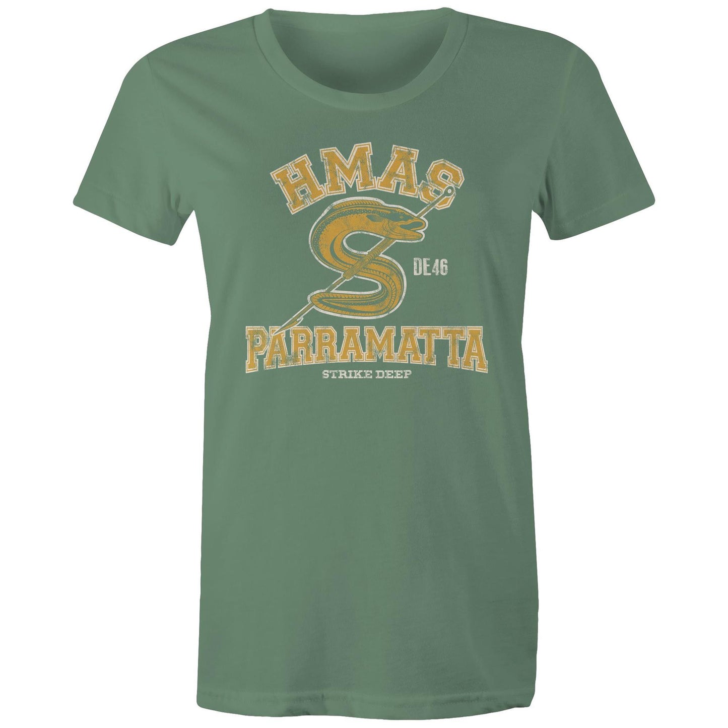 HMAS Parramatta (III) DE46 Women's T-shirt (style Alpha, colour)