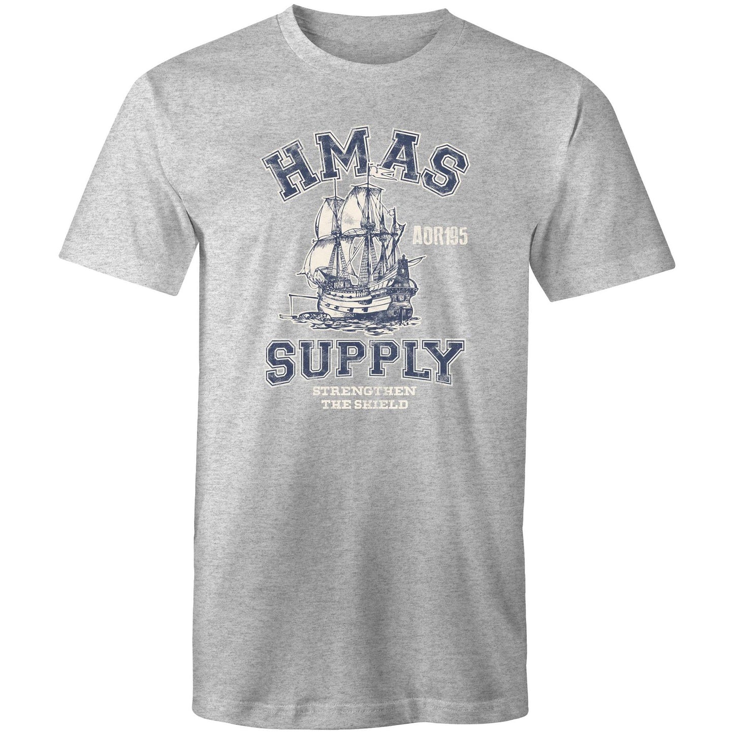 HMAS Supply AOR195 Men's T-shirt (style Alpha, blue)
