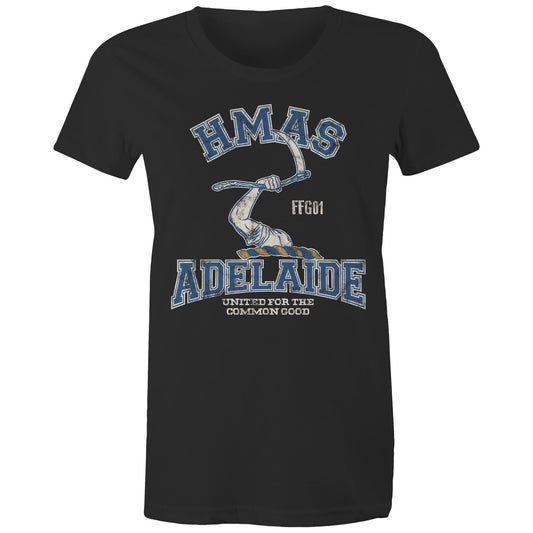 HMAS Adelaide (II) FFG01 Women's T-shirt colour (Style Alpha)