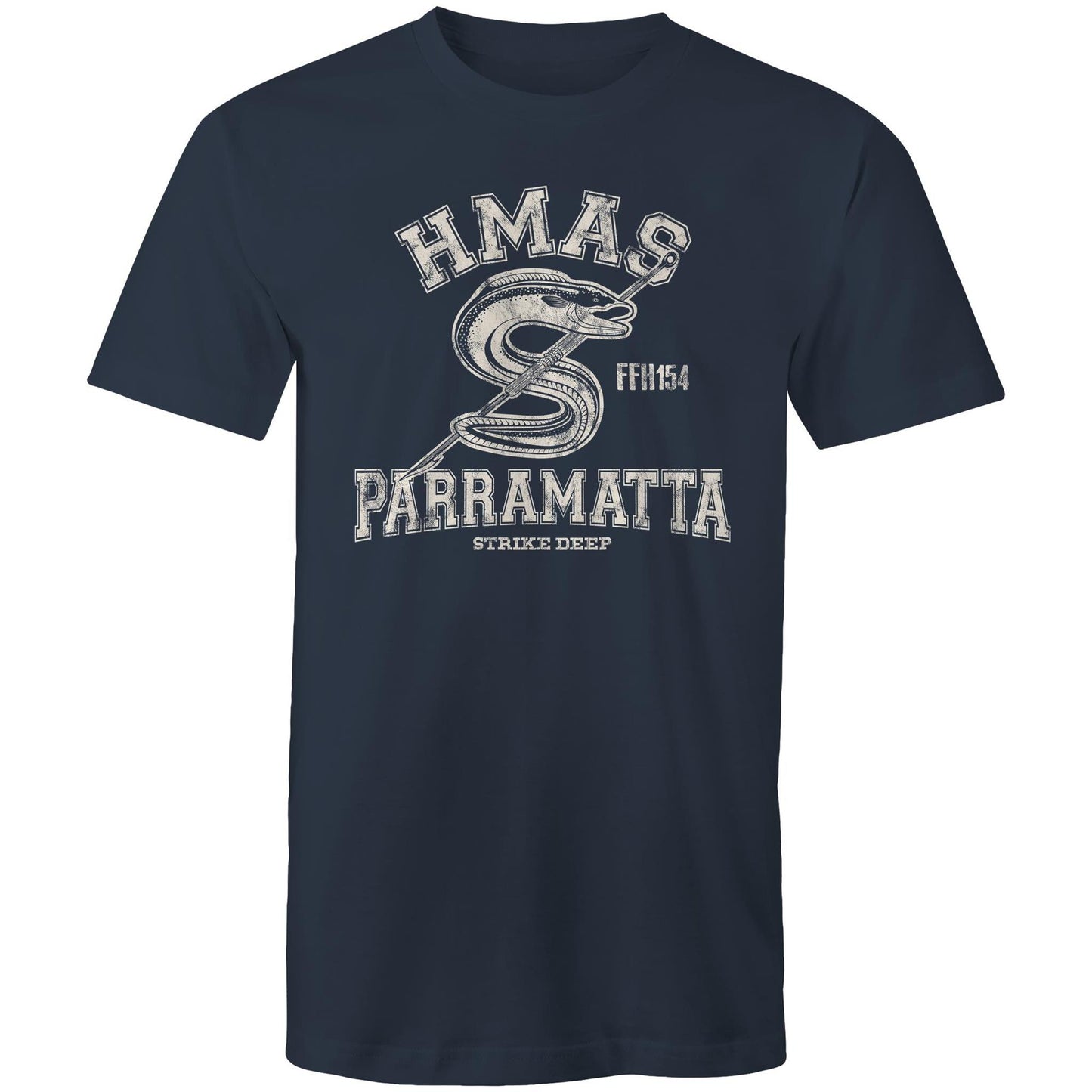HMAS Parramatta (IV) FFH154 Men's T-shirt (style Alpha, white)