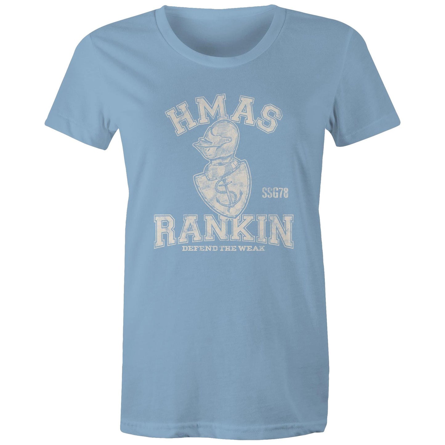 HMAS Rankin SSG78 Women's T-shirt (style Alpha, white)