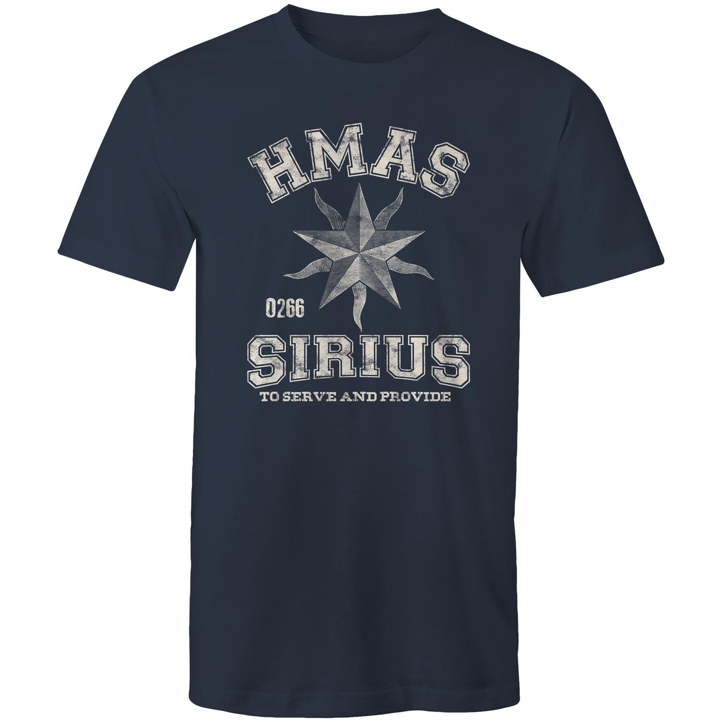 HMAS Sirius O266 Men's T-shirt white (style Alpha)