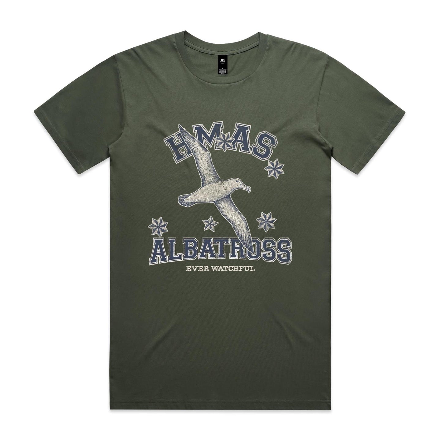 HMAS Albatross Men's T-shirt (style Alpha, blue)