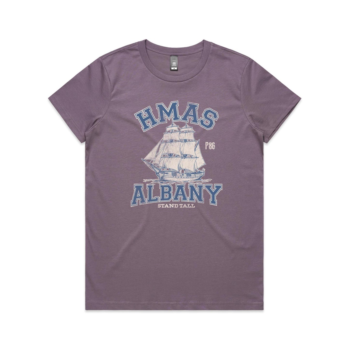 HMAS Albany P86 Women's T-shirt (style Alpha, colour)